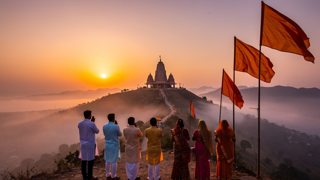 Gabbar Hill sunrise view